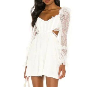 For Love & Lemons | X REVOLVE Cutout Mini Dress | White